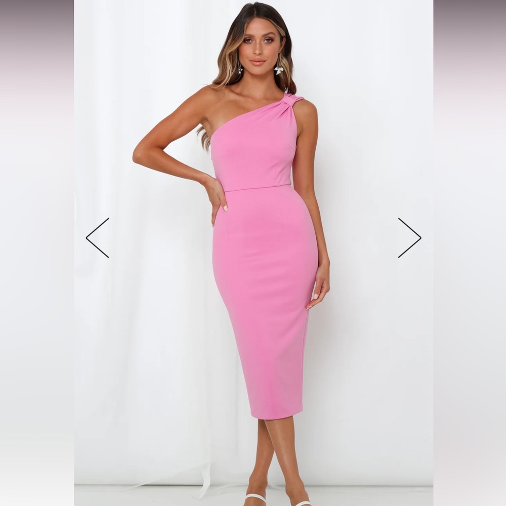 Cupid And Psyche Midi Dress Pink, HELLO MOLLY, NWT